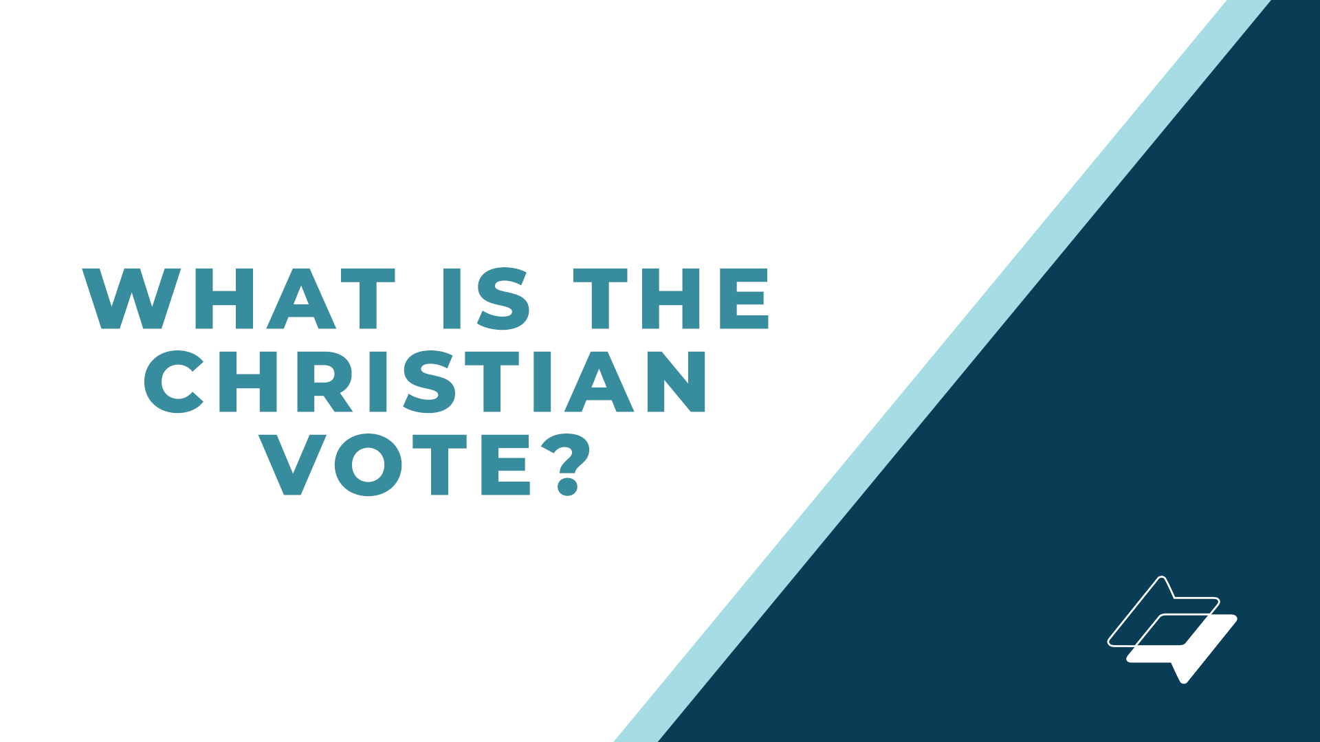What Is The Christian Vote?