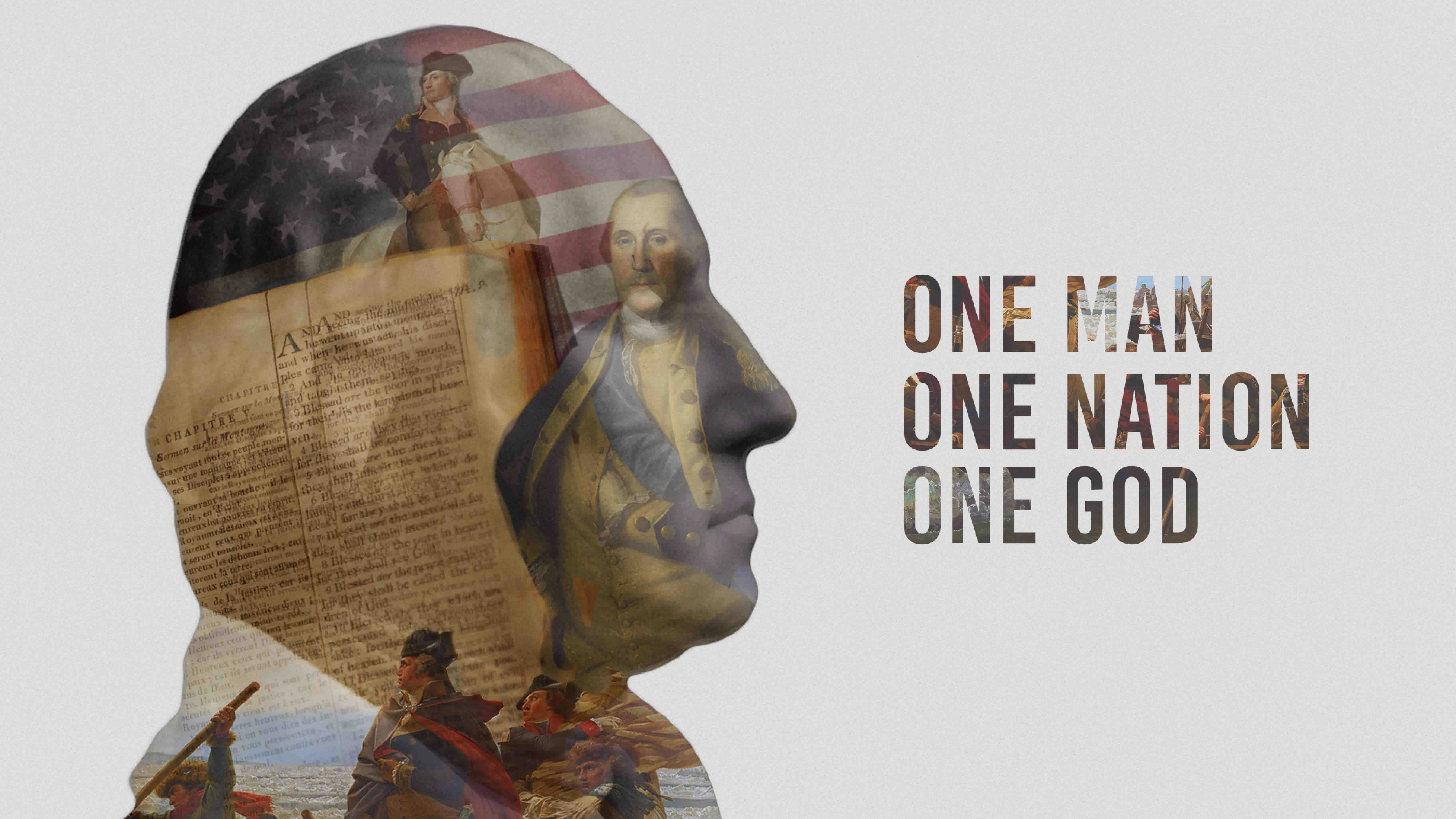 One Man. <br>One Nation. <br>One God.