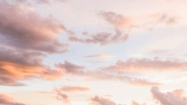 white cloud formations