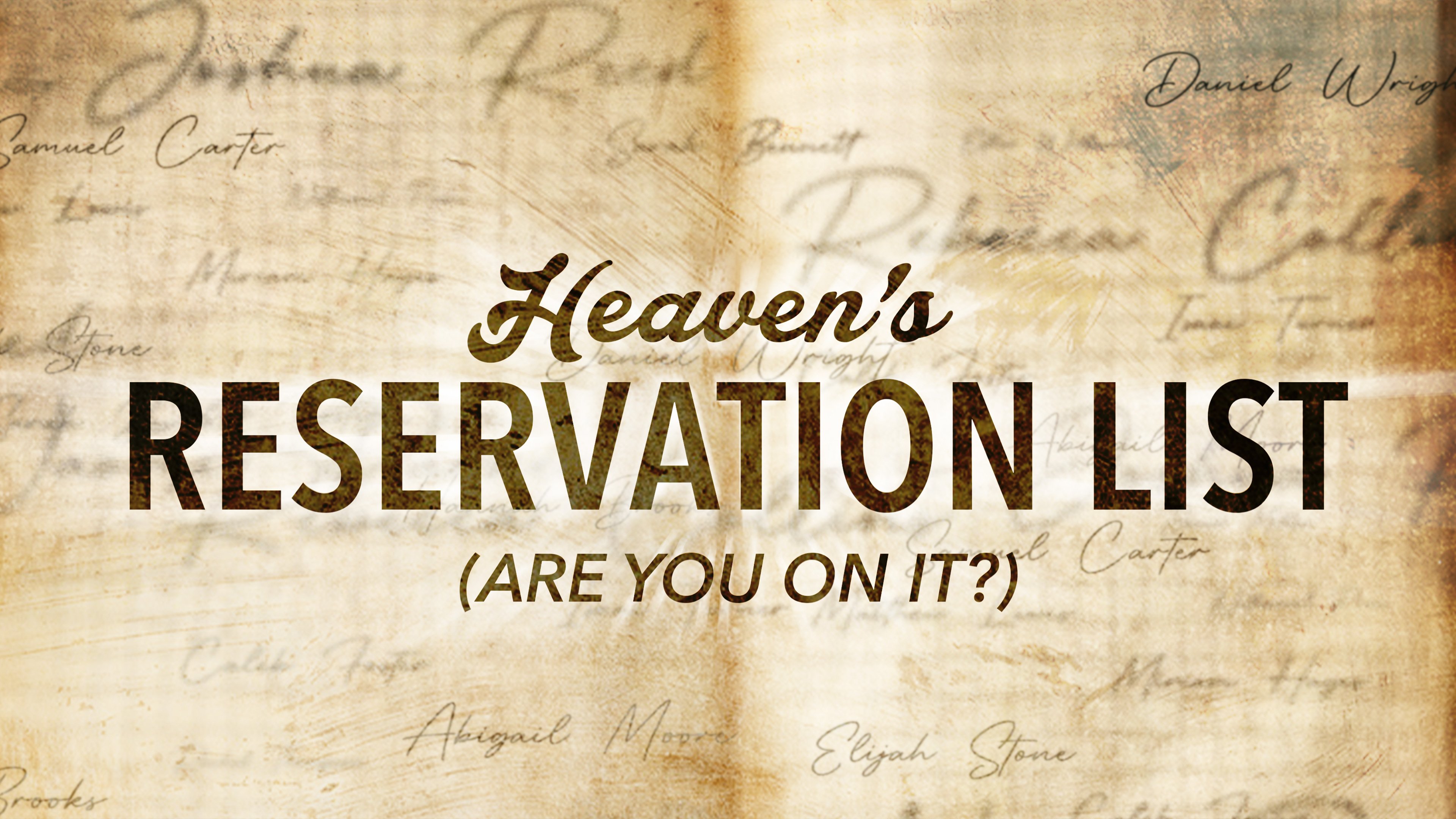 Heavens Reservation List